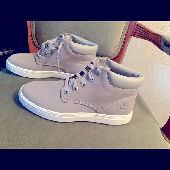 Timberland Shoes - Timberland sneak boots. Gray. New. Sz 8.